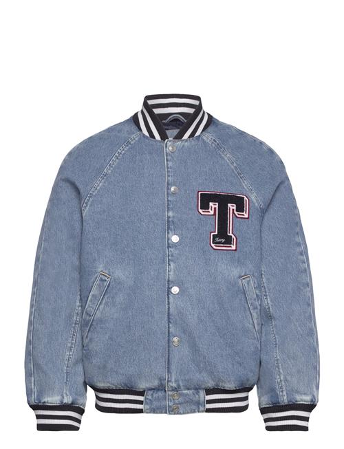 Tommy Jeans Letterman Denim Jacket Ch7011 Tommy Jeans Blue