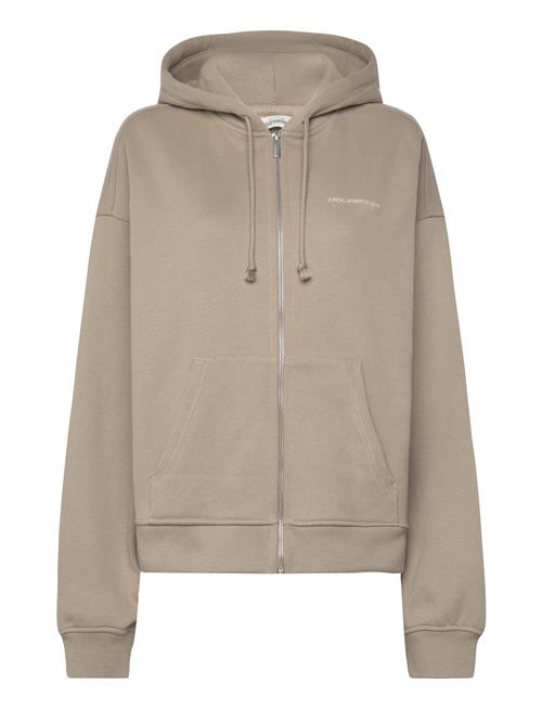 Se HOLZWEILER Ceremony Elderflower Zip Hoodie HOLZWEILER Khaki ved Booztlet