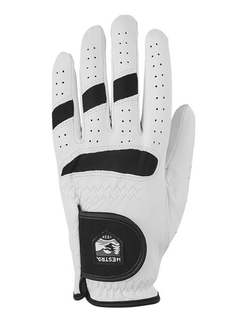 Golf Leather Left - 5 Finger Offwhite/Black-6 Hestra White