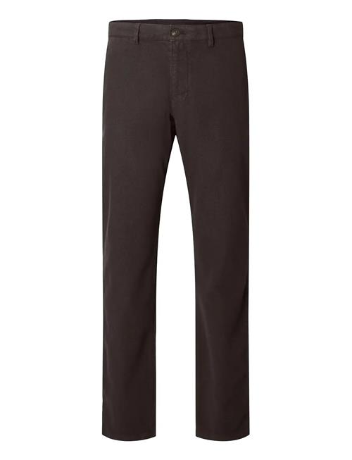 Slh175-Slim Miles Structure Dyed Pant Selected Black