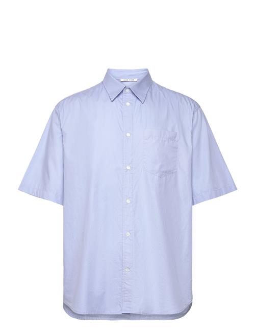 Aaron Ss Shirt WOOD WOOD Blue