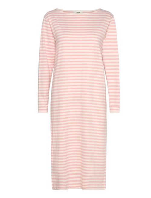 Mads Nørgaard Soft Single Stripe Sille Dress Mads Nørgaard Pink