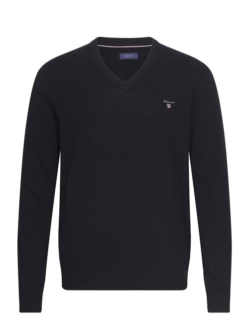 Extrafine Lambswool V-Neck O/S GANT Black