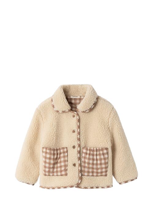 Se Lil'Atelier Nmfnaolin Loose Jacket Lil Lil'Atelier Cream ved Booztlet