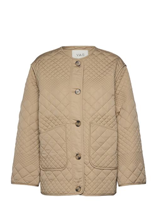 YAS Yaslaurie Ls Padded Jacket S. Noos YAS Beige