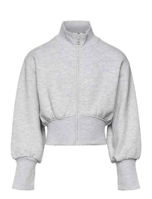 Tom Tailor Cropped Sweat Jacket Tom Tailor Grey