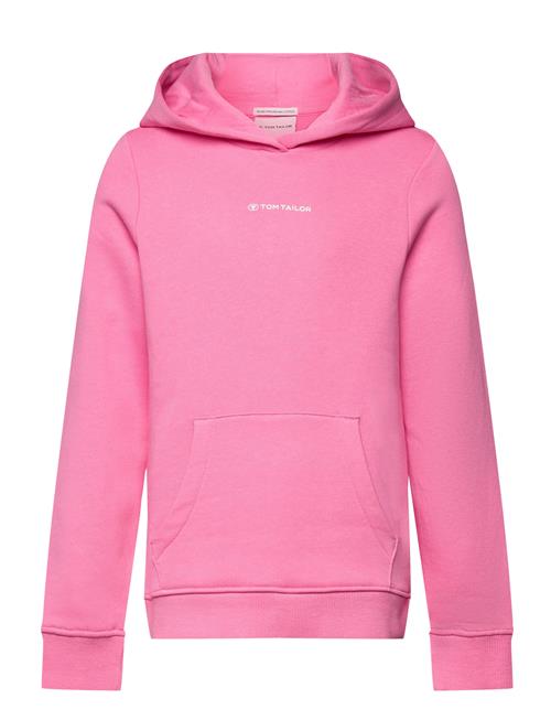 Se Tom Tailor Logo Hoodie Tom Tailor Pink ved Booztlet