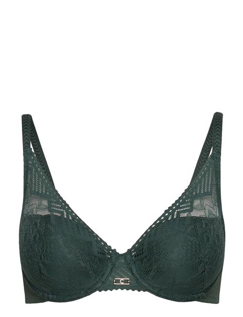 CHANTELLE Origins Co Bra Tshirt Plunge Spacer CHANTELLE Green