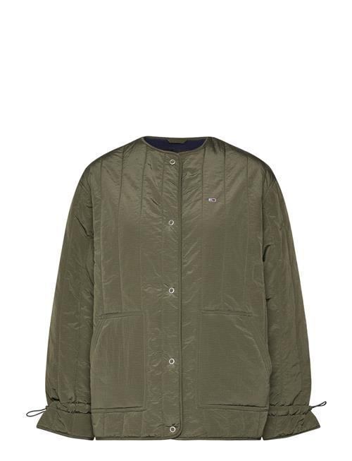 Tjw Vertical Quilt Liner Ext Tommy Jeans Khaki