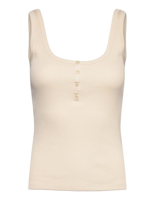 Mango Top With Straps And Buttons Mango Cream