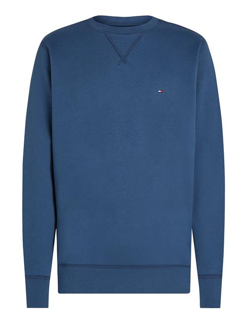 Se Tommy Hilfiger Essential Fleece Crewneck Tommy Hilfiger Blue ved Booztlet