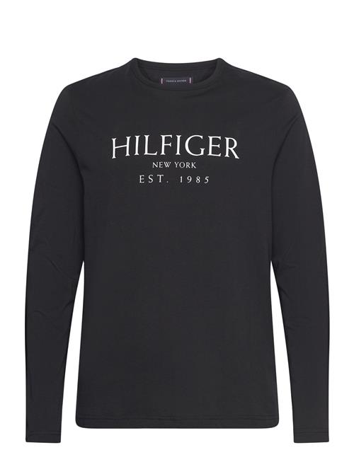 Tommy Hilfiger Big Hilfiger Ls Tee Tommy Hilfiger Black