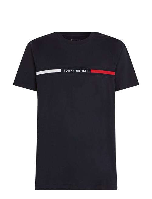 Hilfiger Chest Insert Tee Tommy Hilfiger Navy