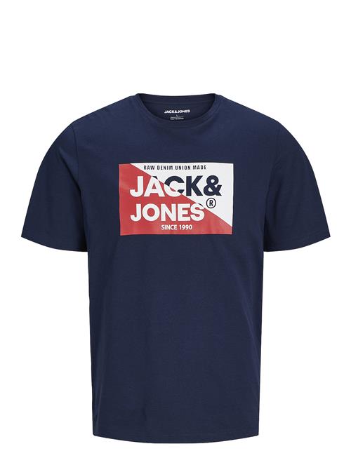 Se Jack & Jones Jjnolan Tee Ss Crew Neck Jnr Jack & J S Navy ved Booztlet