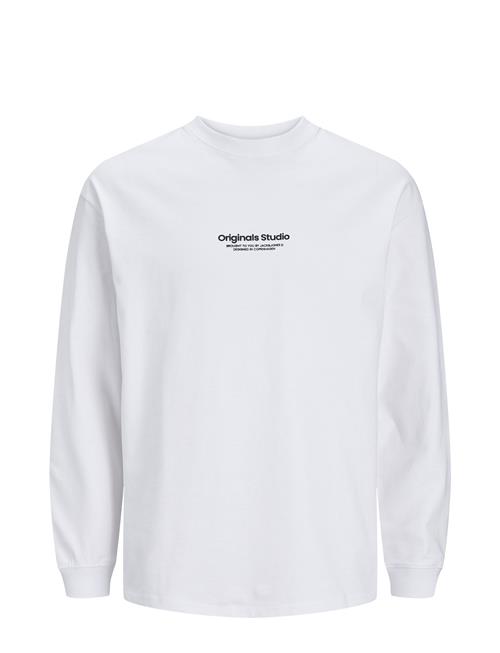 Se Jack & Jones Jorvesterbro Tee Ls Crew Neck Noos Jack & J S White ved Booztlet