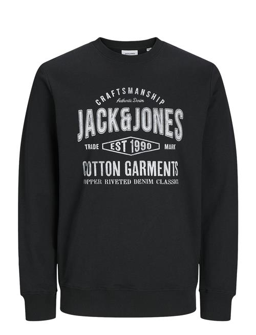 Se Jack & Jones Jjjeans Sweat O-Neck Jack & J S Black ved Booztlet