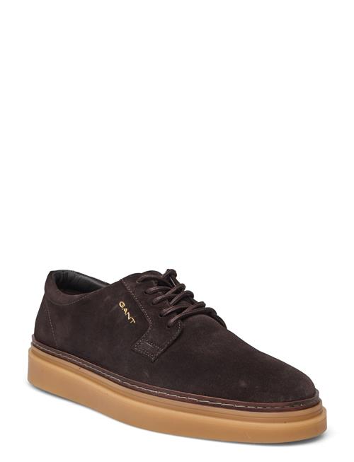 Se GANT Kinzoon Low Lace Shoe GANT Brown ved Booztlet