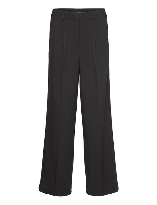 Se Vero Moda Vmrita Mw Wide Dad Pant Noos Vero Moda Black ved Booztlet