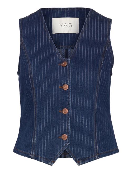 YAS Yaslomira Denim Waistcoat S. YAS Navy