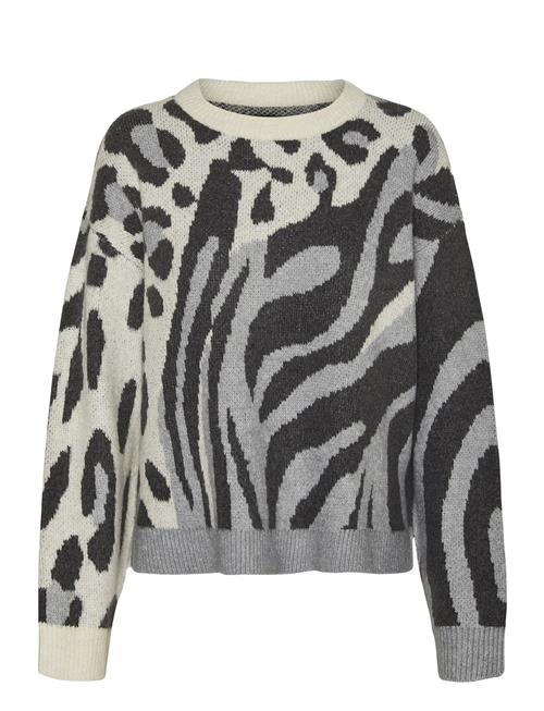 Se Vero Moda Vmkai Ls O-Neck Pullover Ga Boo Vero Moda Patterned ved Booztlet