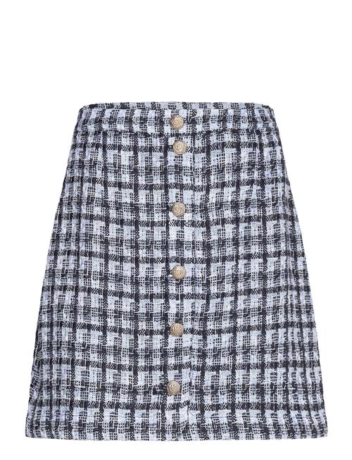 Yasbucana Hw Boucle Skirt YAS Navy