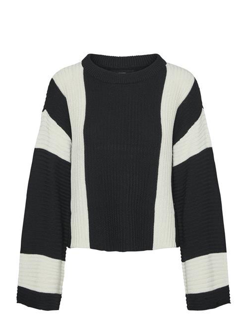 Vero Moda Vmgigi Ls O-Neck Pullover Lcs Rep Vero Moda Black