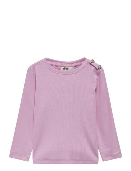 Kids Only Kmgcheckie Life L/S Top Box Jrs Kids Only Pink