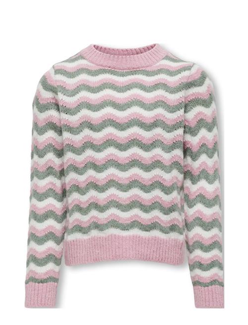 Kids Only Koglia L/S O-Neck Stripe Knt Kids Only Pink