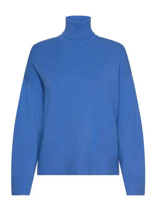 Selected Femme Slfkamma Ls Knit Roll Neck Noos Selected Femme Blue