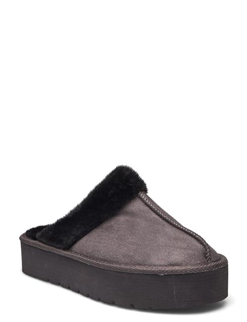 Pieces Pcnica Plateu Slipper Pieces Grey