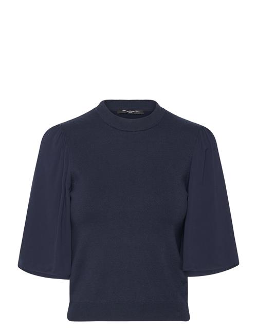 Krista Knits Flared Slv Jumper French Connection Navy