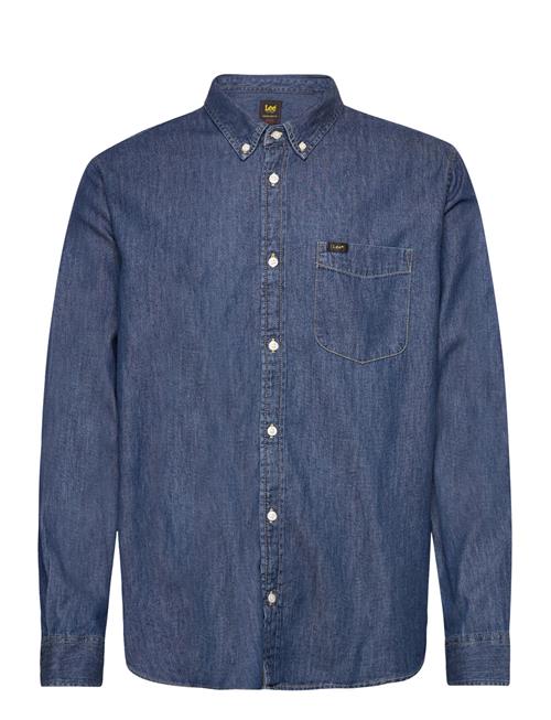 Lee Button Down Lee Jeans Blue