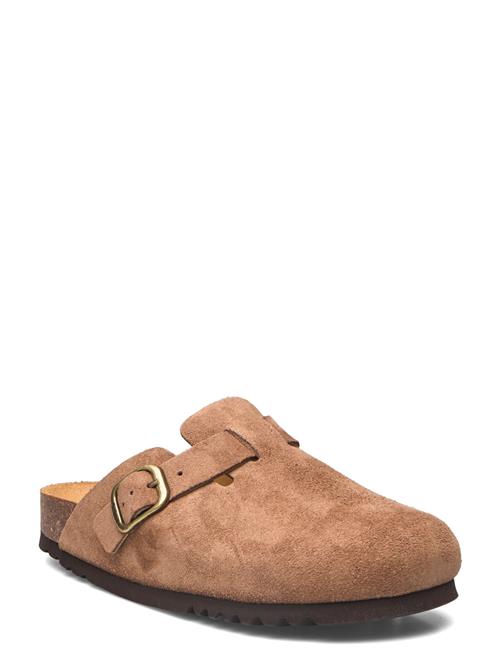 Se Scholl Sl Fae New Suede Taupe Scholl Beige ved Booztlet