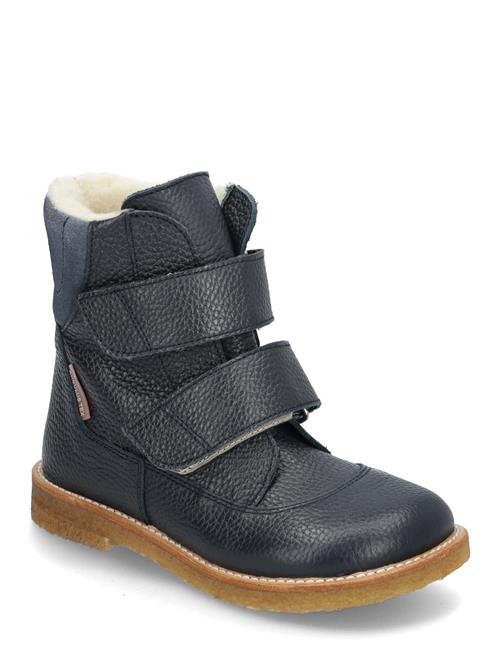 Se ANGULUS Boots - Flat - With Velcro ANGULUS Navy ved Booztlet