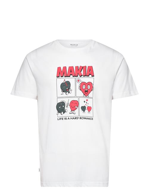 Makia Cartoon T-Shirt Makia White