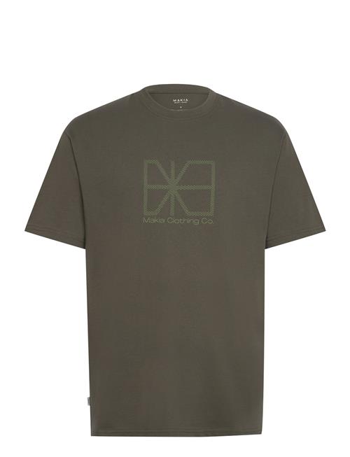 Makia Flagline T-Shirt Makia Green