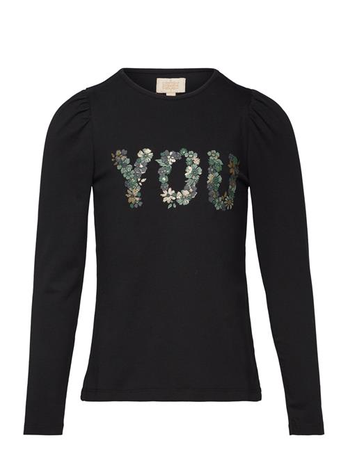 Se Creamie T-Shirt Ls Creamie Black ved Booztlet