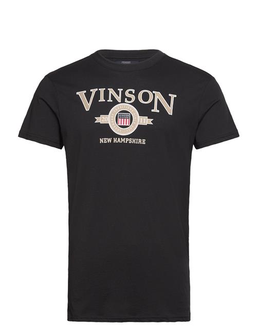 VINSON Jeffrey Reg Cot Vin M Tee VINSON Black