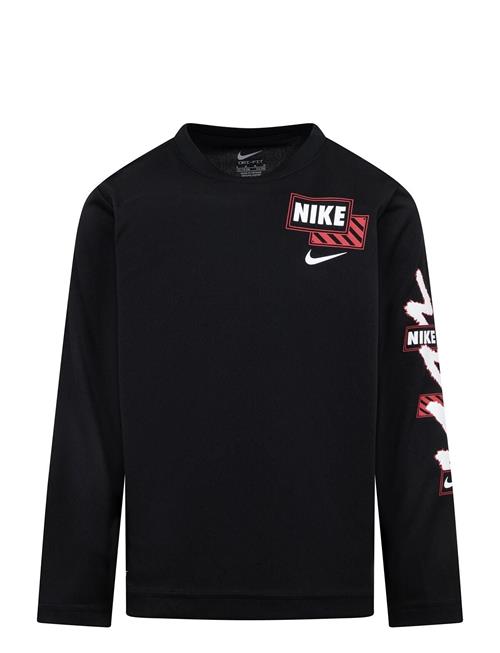 Nike Dri-Fit Swoosh Scribble Longsleeve Tee Nike Black