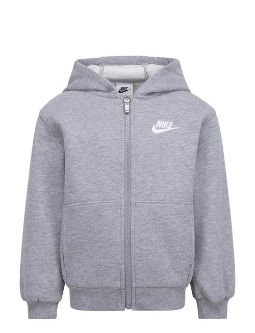 Se Nike Nike Sportswear Club Full-Zip Hoodie Nike Grey ved Booztlet