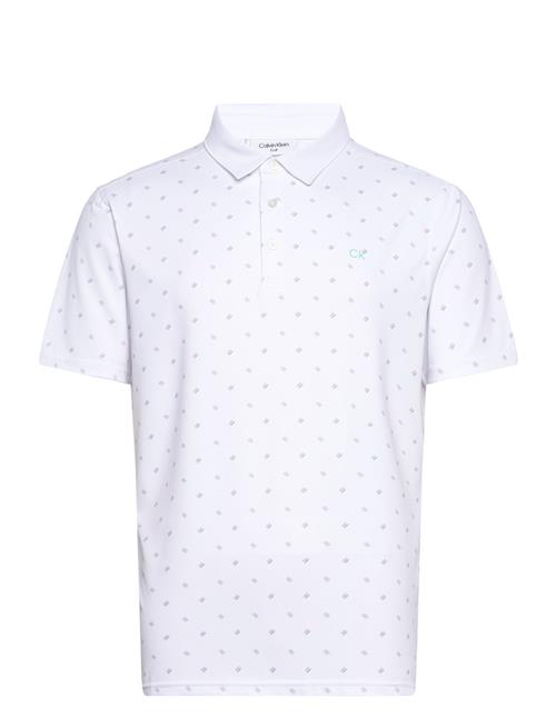 Calvin Klein Golf Treble Strike Print Polo Calvin Klein Golf White