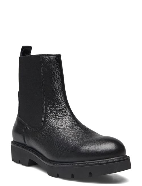 Se Bianco Biaothilia Chelsea Boot Tumbled Leather Bianco Black ved Booztlet