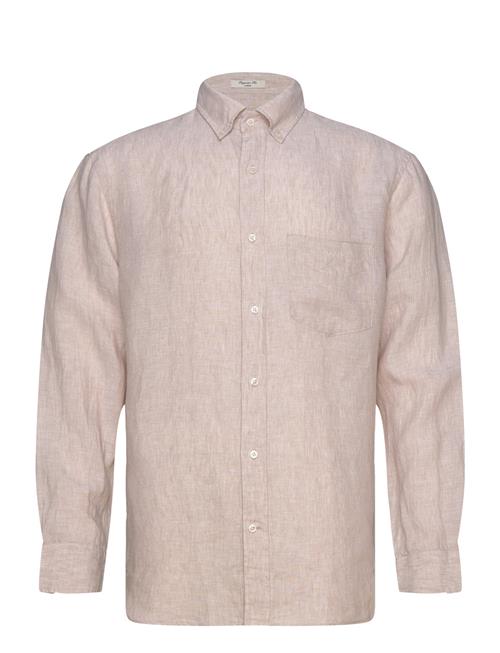 GANT Reg Linen Shirt GANT Beige