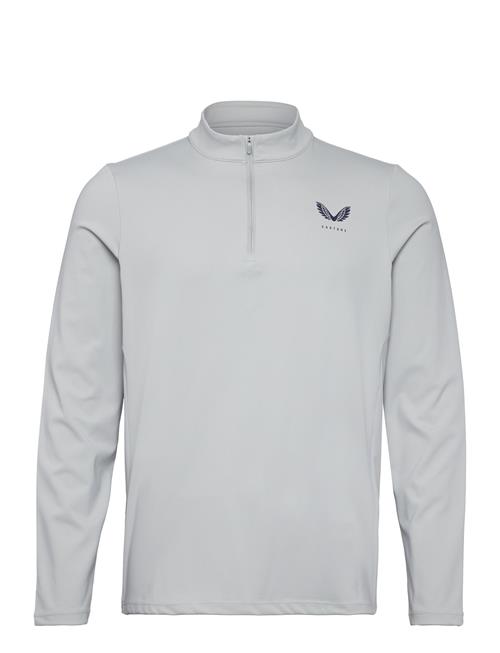 Performance Quarter Zip Castore Grey