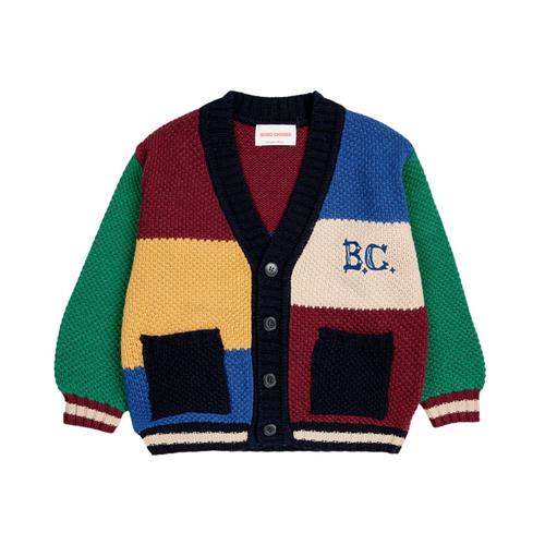 Bobo Choses B.C Vintage Cardigan Multifarvet | Rød | 2-3 years