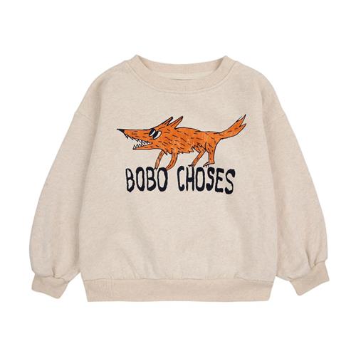 Se Bobo Choses The Clever Fox Sweatshirt Naturhvid |  | 6-7 years ved Babyshop