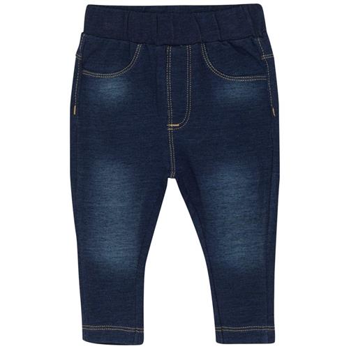 Minymo Sweat Denim Leggings Parisian Night 68 cm  Blå  68 cm  kvinde