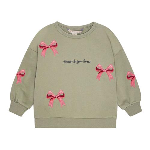 Se Konges Sløjd Lou Bow Sweatshirt Tea | Grønn | 9 months ved Babyshop