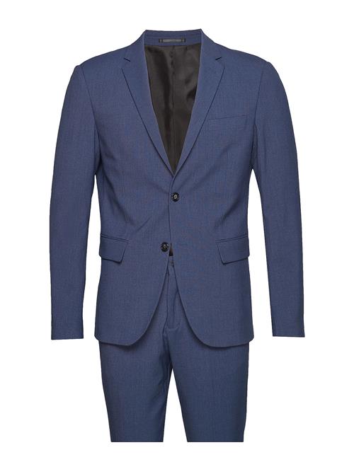 Lindbergh Plain Mens Suit - Normal Lenght Lindbergh Blue