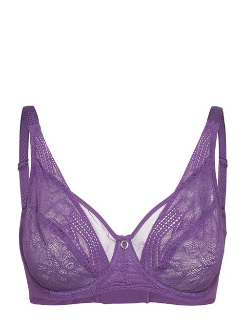 Se CHANTELLE Naya Covering Underwired Bra CHANTELLE Purple ved Booztlet